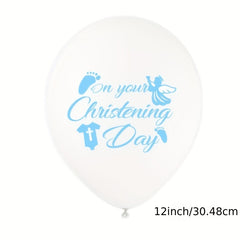 12pcs Angel Print Balloons Birthday Party Balloon Decoration