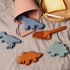 Dinosaur Silicone Beach Toys Set for Bath Play