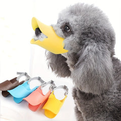 Duck Dog Muzzle - Silicone, Cute Design