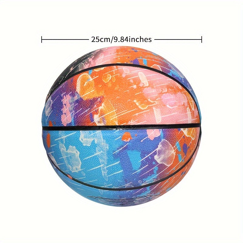 Size 7 Glow In The Dark Basketball Luminous Glowing PU leather Ball