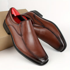 Men's Vintage Slip On Dress Shoes Smart Casual Outdoor Walking Shoes