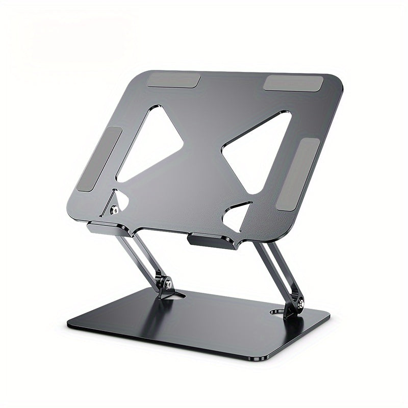Collapsible Metal Laptop Desktop Stand Foldable Desk Clip Holder