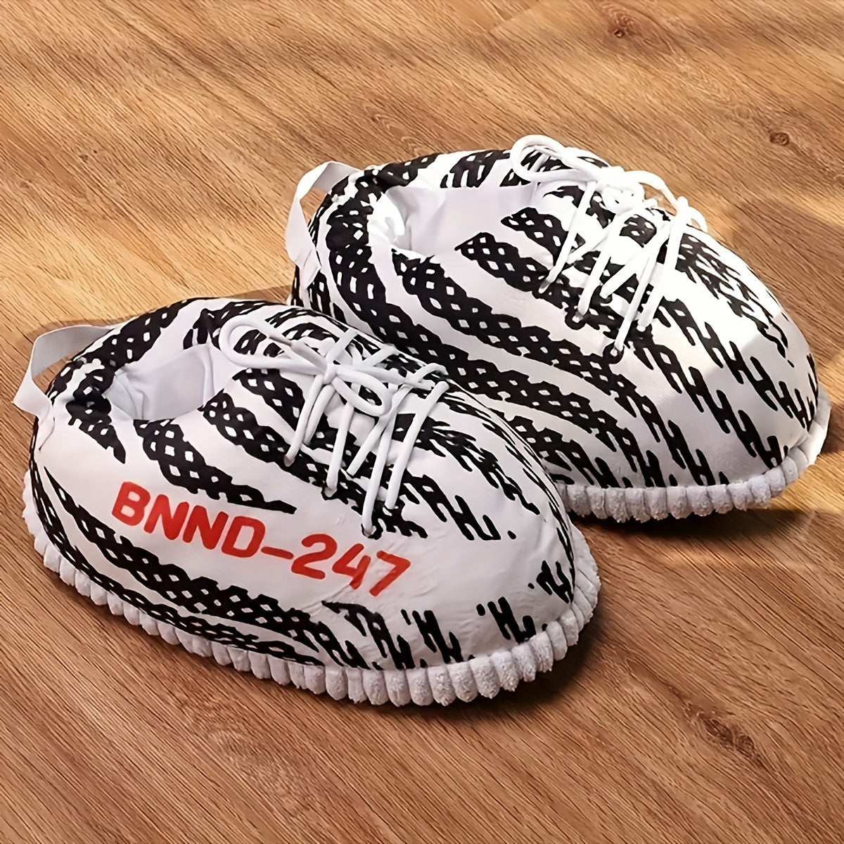 Women's Funny Plush Slip-On Sneakers