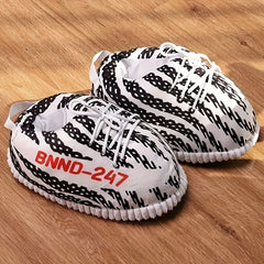 Women's Funny Plush Slip-On Sneakers