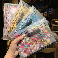 20pcs Colorful Elastic Hair Ties For Baby Girls
