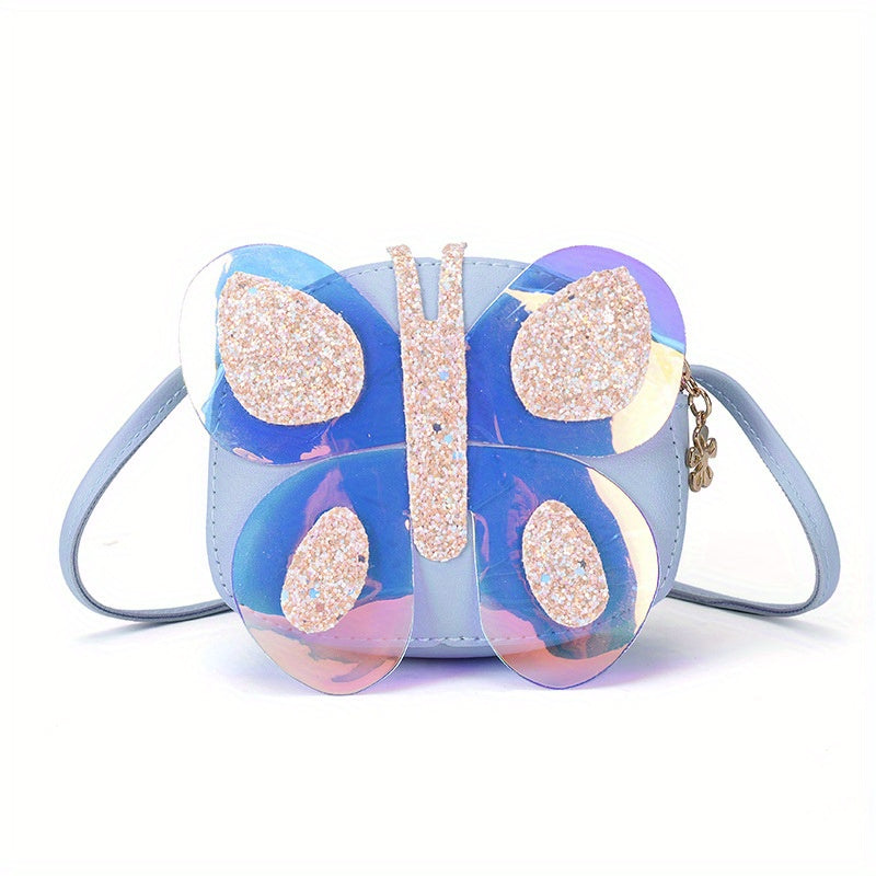 Butterfly Sequin Crossbody Bag Coin Purse Wallet Holiday Gift