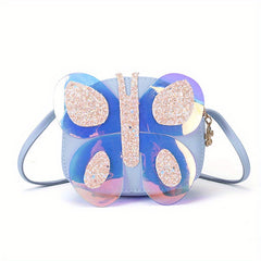 Butterfly Sequin Crossbody Bag Coin Purse Wallet Holiday Gift