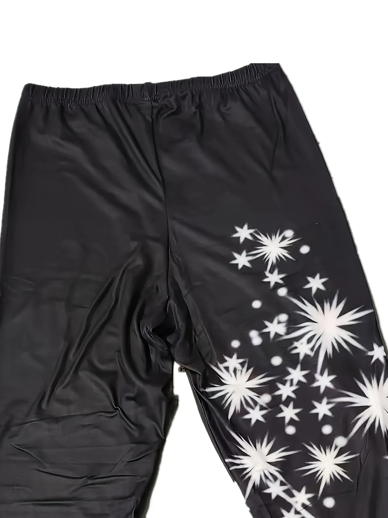 Graphic Print Stretch Leggings