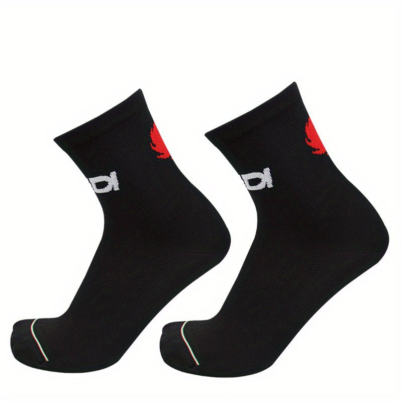 Unisex Cycling Socks Quick Drying Wear Resistant