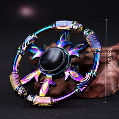Colorful Metal Fingertip Toys - Spinning Gear Fun