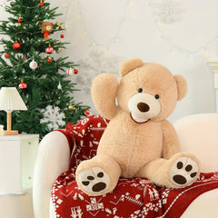 4in Cartoon Plush Doll Big Bear Throw Pillow Stuffed Animal Soft Plush Toys