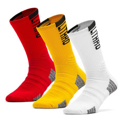 Men's Mid Crew Sport Socks - Sweat Absorbing and Comfy