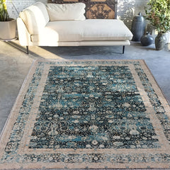 High-End Persian Style Living Room Carpet - Retro Sofa Coffee Table Rug