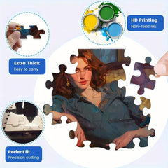 1000pcs Jigsaw Puzzle Woman on Sofa Contemplating Teens Family Birthday