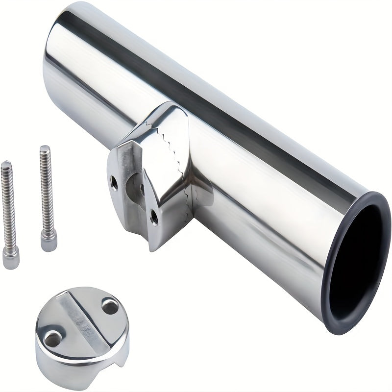 2pcs Stainless Steel Fishing Rod Holders For Boat Rail Mount