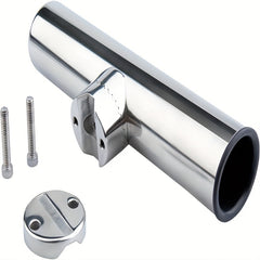 2pcs Stainless Steel Fishing Rod Holders For Boat Rail Mount