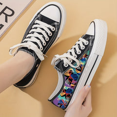 Breathable Low Top Canvas Shoes - Unisex