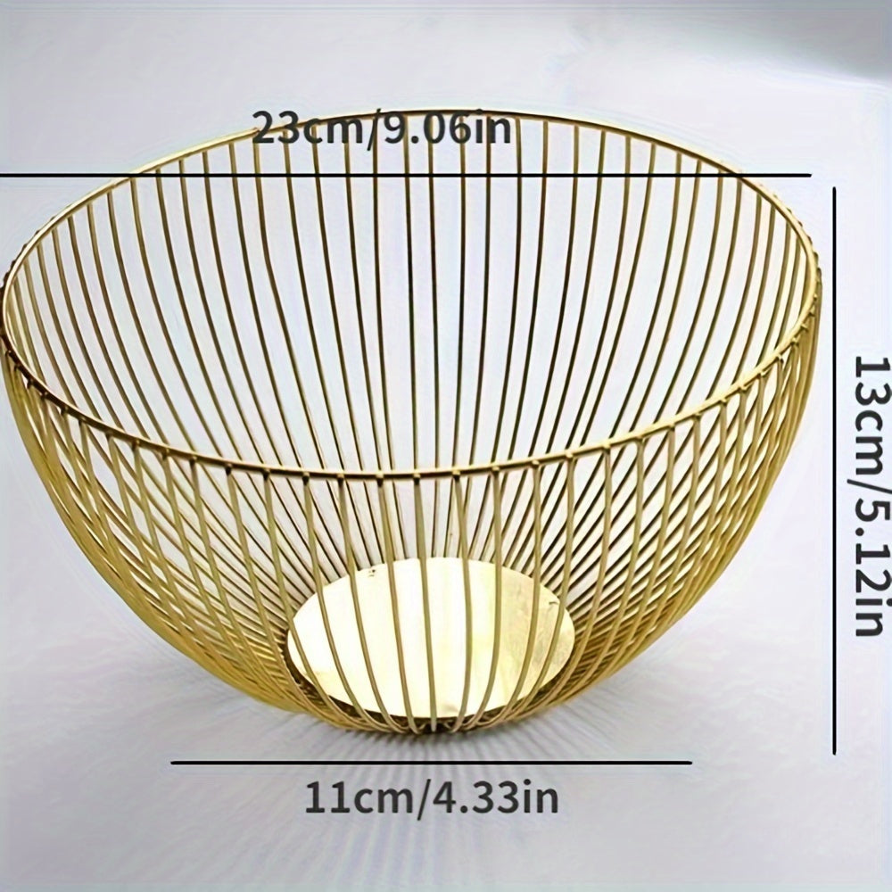 Iron Fruit Plate Fruit Basket Storage Basket Home Decor