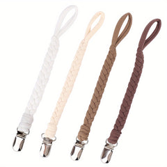 4pcs Pacifier Clips Baby Holder Leash Baby Teething Toy
