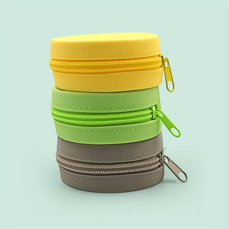 Cake Shape Coin Purse Soft Silicone Wallet Waterproof Pocket