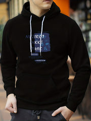 Letter Print Hoodie Hoodies For Men Men's Casual Graphic Pullover