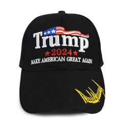 Flag Embroidery Baseball Cap Adjustable Unisex Dad Hats