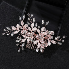Faux Pearl Wedding Hair Comb Bridal Comb Hair Pin For Wedding
