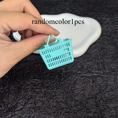 Mini Shopping Basket Toy for DIY Play House Supermarket