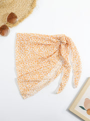 Sheer Cover Up Skirt Casual Beachwear Warp Dress Women's Swimwear