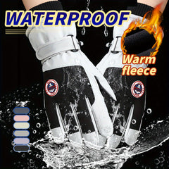 Winter Fleece Warm Gloves Full Fingers Thermal Touch Screen Gloves