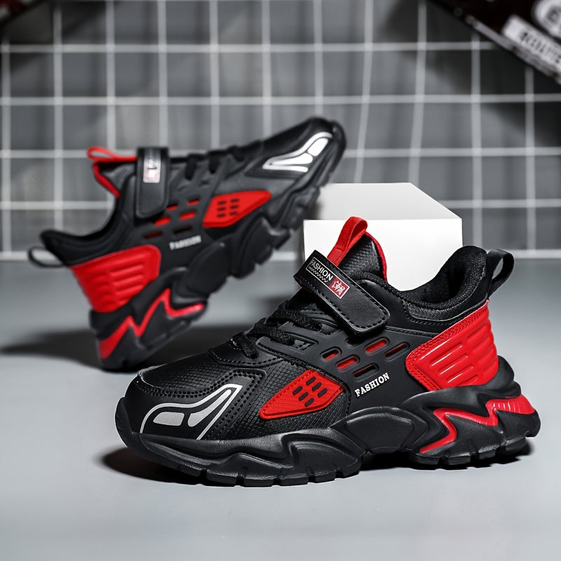 Boy's Chunky Shoes Soft Sole Waterproof Sneakers For Kids
