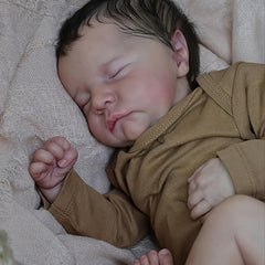 19inch Reborn Baby Doll Lifelike Soft Touch Hand Painted Sleeping Baby Art Doll