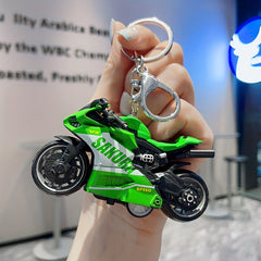 Mini Motorcycle Keychain Car Schoolbag Pendants