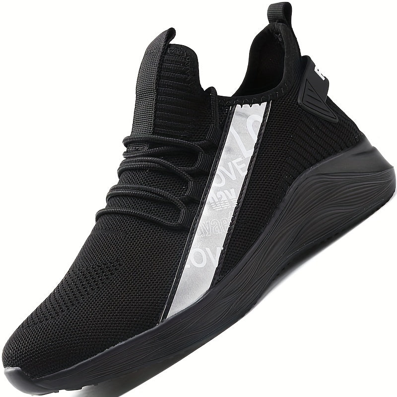 Women's Letter Print Sneakers Lace Up Outdoor Shoes