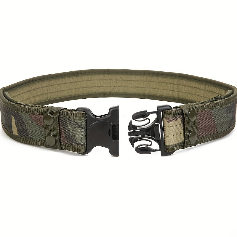 Men's Military Tactical Belt - Camouflage Adjustable Heavy Duty Combat