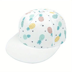 Kids Sunshade Baseball Cap Outdoor Cartoon Pattern Breathable Adjustable
