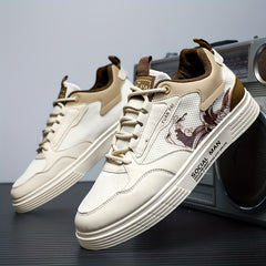 Men's Breathable Lace Up Sneakers Casual Outdoor Walking Shoes