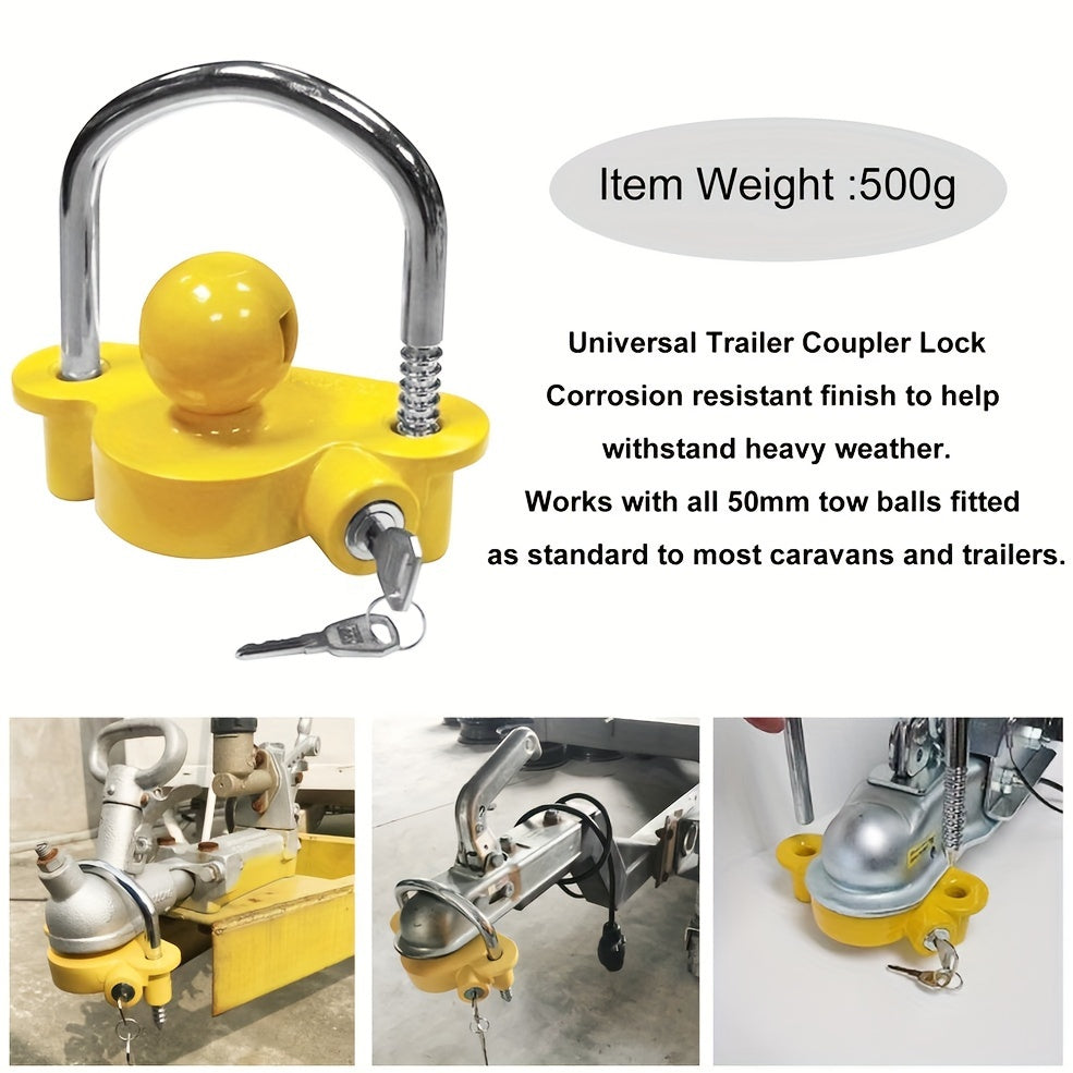 RV Car Hanging Trailer Lock Flower Basket U-shaped Anti-theft Lock