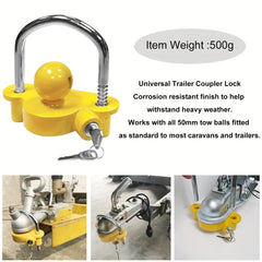 RV Car Hanging Trailer Lock Flower Basket U-shaped Anti-theft Lock