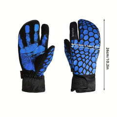 Winter Ski Gloves Waterproof Touch Screen Cracking Series Ski Gloves