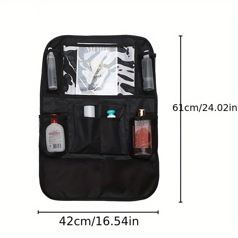 Car Seat Back Storage Bag Anti-kick Organizer