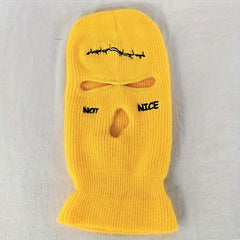 Knitted Balaclava Hat Full Face Cover Winter Outdoor Sports Mask
