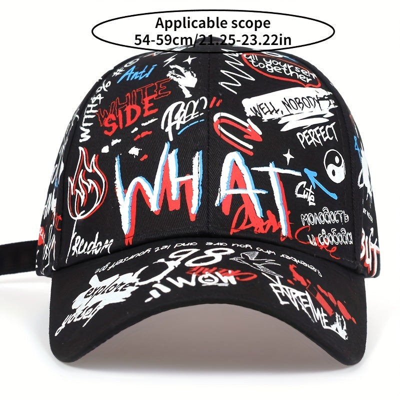 Random Pattern Graffiti Hipster Baseball Cap