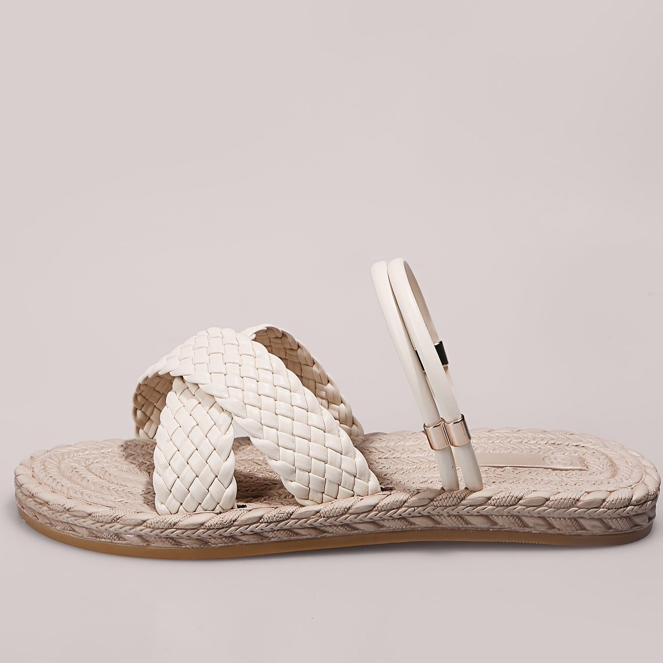 Women's Cross Strap Beach Slippers Comfortable Outdoor Flat Slippers