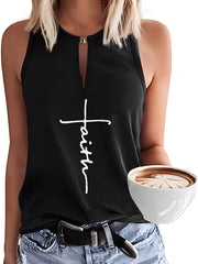 Dragonfly Print Tank Top for Women