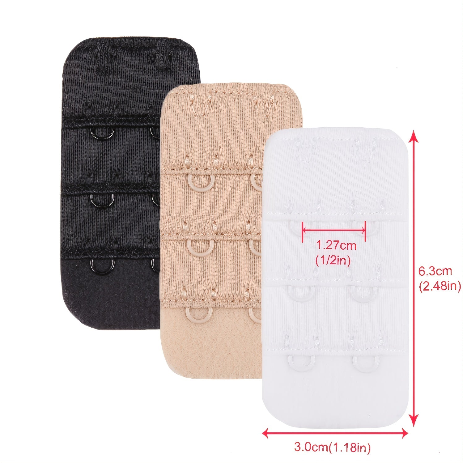 Women's Bra Extender 3pcs Pack size