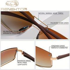 RENEKTON Men's Stainless Steel Sunglasses Frameless Series 128
