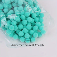 9mm High Elasticity Pompoms Soft Pom Poms Fur Ball Arts Toys Crafts DIY