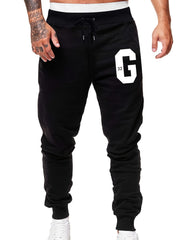 Men's Drawstring Sweatpants Loose Casual Jogger Pants