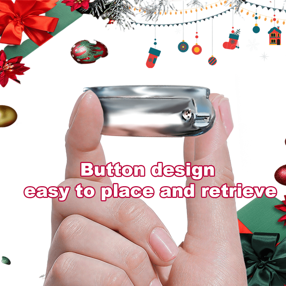 Portable Pill Organizer Keychain 3 Compartment Metal Medicine Case